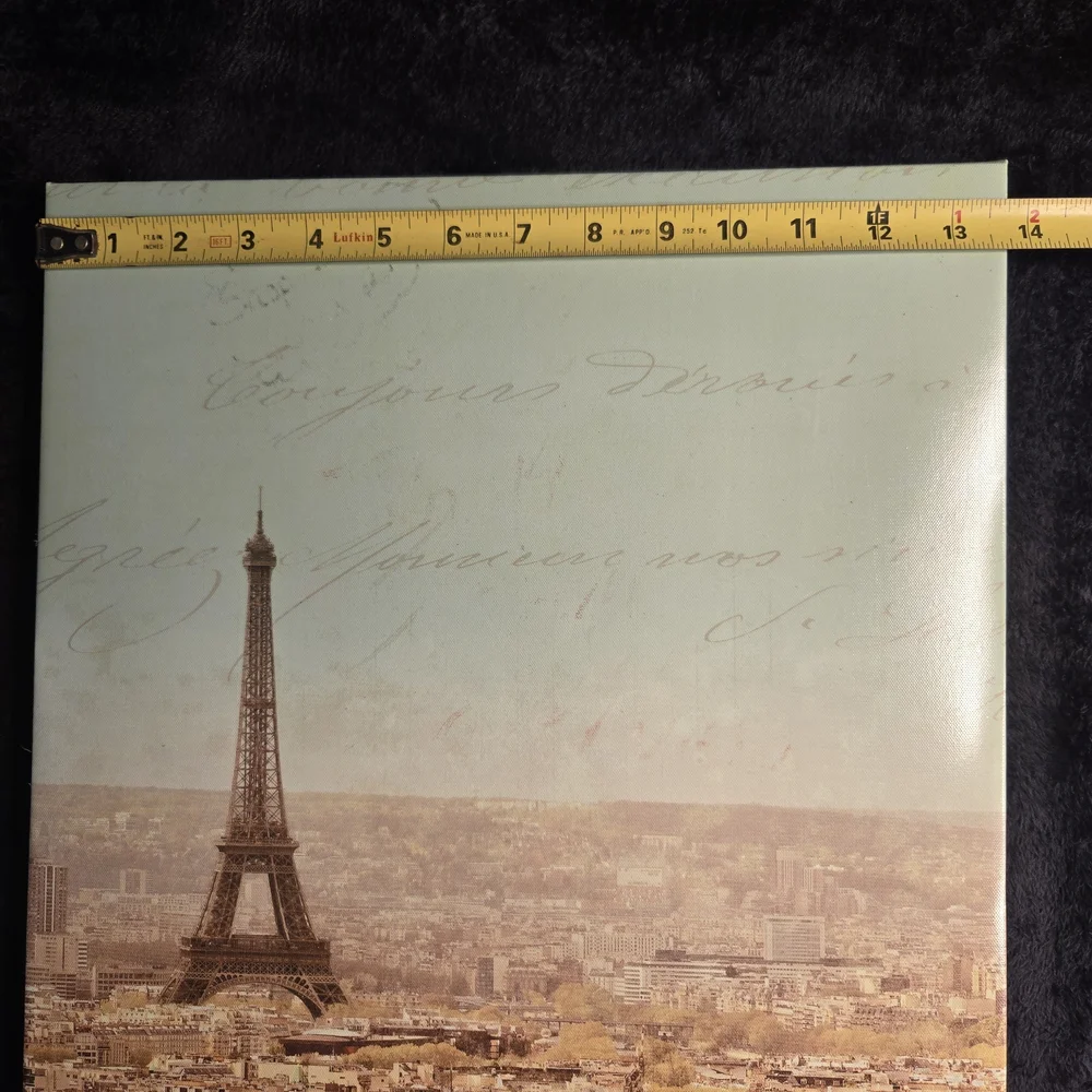 Eiffel Tower Canvas Art Magnet Board